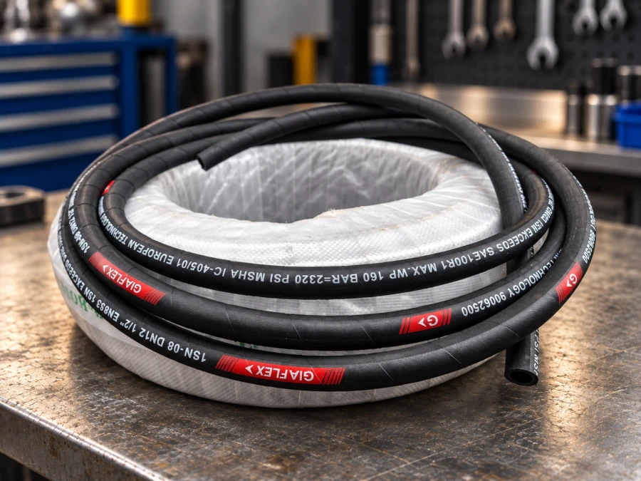 Mangueira Hidráulica 1/2" R1 com 1 Trama de Aço