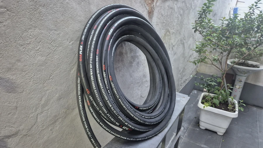 Mangueira Hidráulica 3/4" R2 com 2 Tramas de Aço