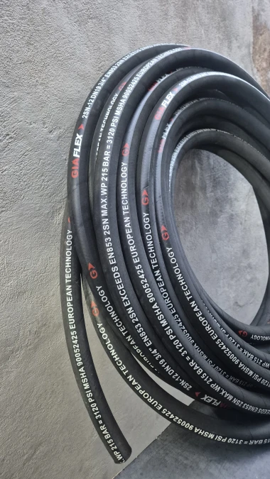Mangueira Hidráulica 3/4" R2 com 2 Tramas de Aço